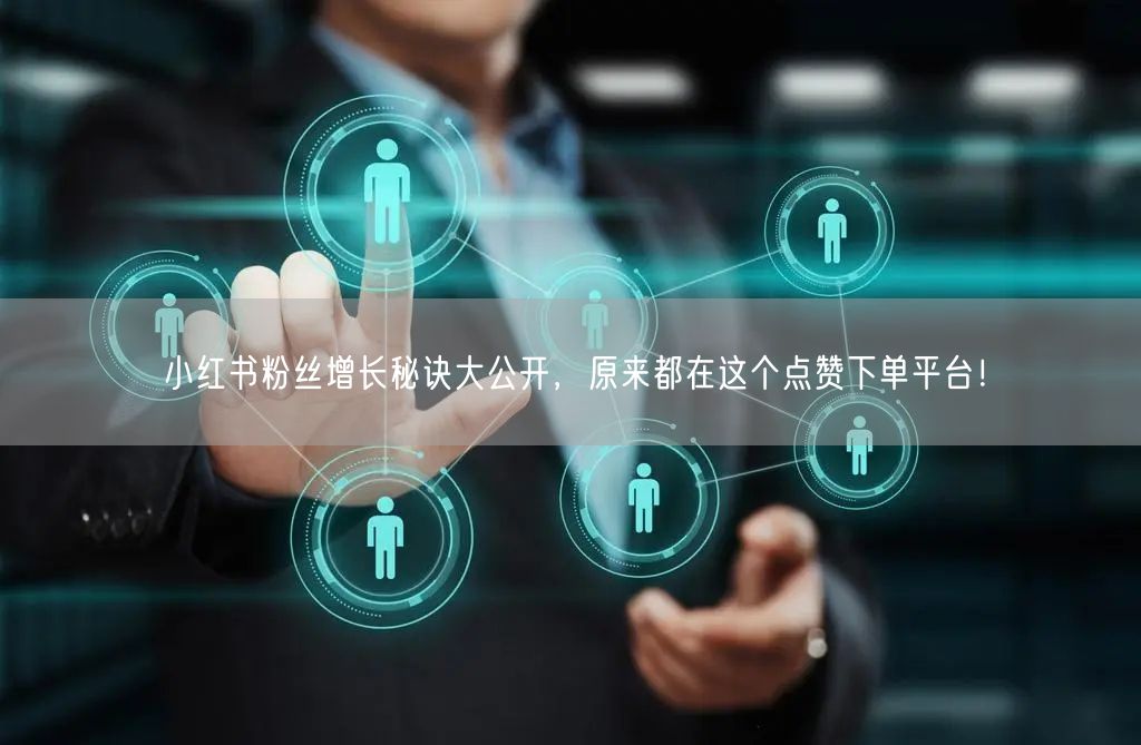 小红书粉丝增长秘诀大公开，原来都在这个点赞下单平台！