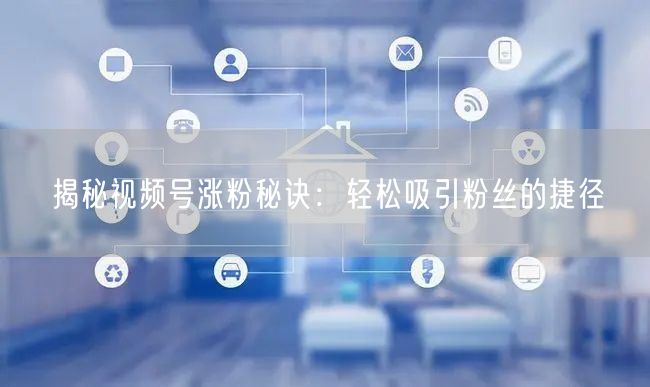揭秘视频号涨粉秘诀：轻松吸引粉丝的捷径