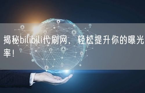 揭秘bilibili代刷网，轻松提升你的曝光率！
