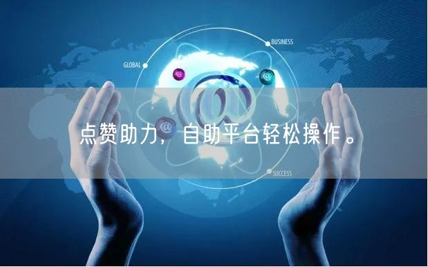 点赞助力，自助平台轻松操作。