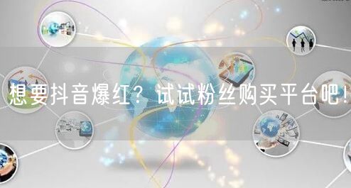 想要抖音爆红？试试粉丝购买平台吧！